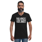 Dad T-Shirt Black - Dad Jokes? I Think You Mean Rad Jokes #1