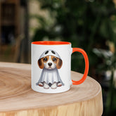 11oz Happy Halloween Ghost Beagle Mug #1