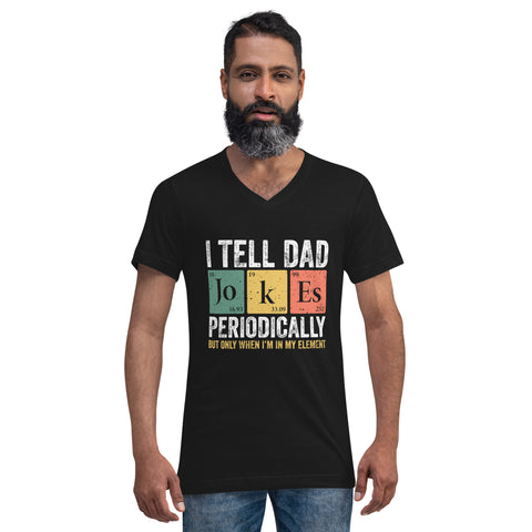 Dad T-Shirt Black - I Tell Dad Jokes Periodically #1