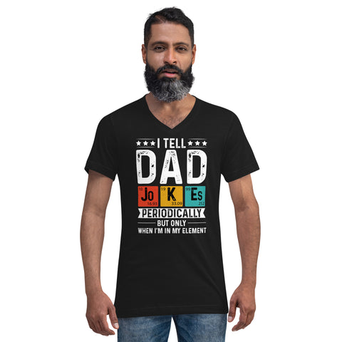 Dad T-Shirt Black - I Tell Dad Jokes Periodically #2