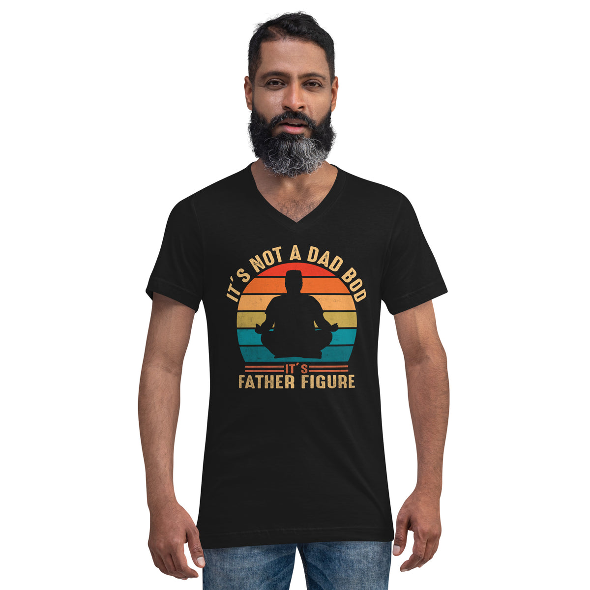 Dad T-Shirt Black - Dad Bod #1