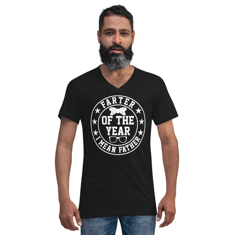 Dad T-Shirt Black - Farter Of The Year #1