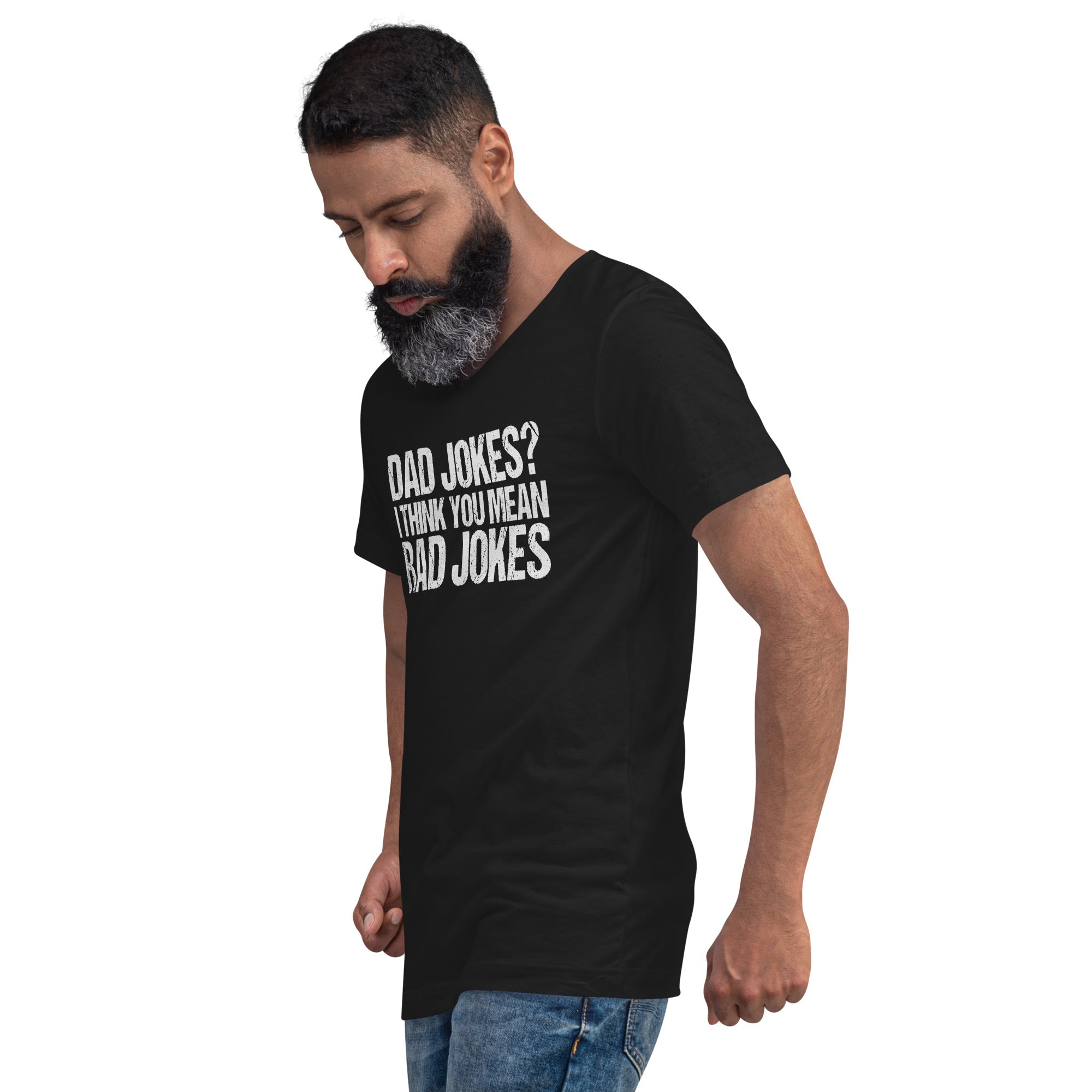 Dad T-Shirt Black - Dad Jokes? I Think You Mean Rad Jokes #1