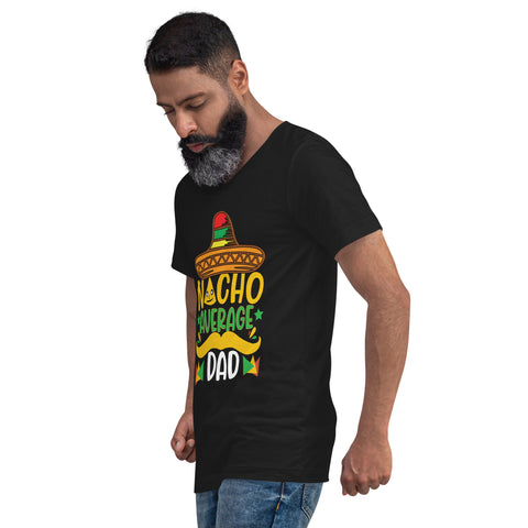Dad T-Shirt Black - Nacho Average Dad #1