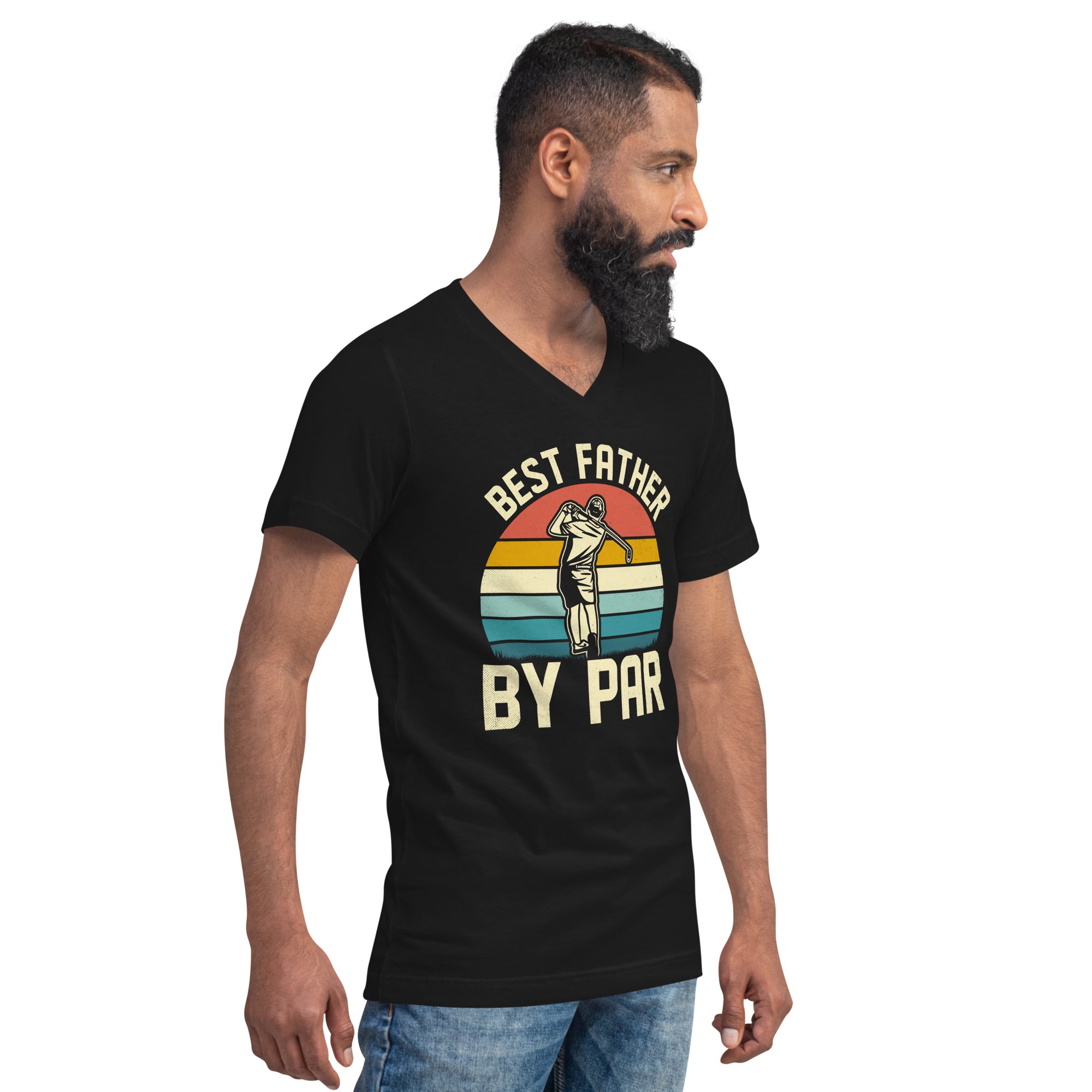Dad T-Shirt Black - Best Father By Par #1