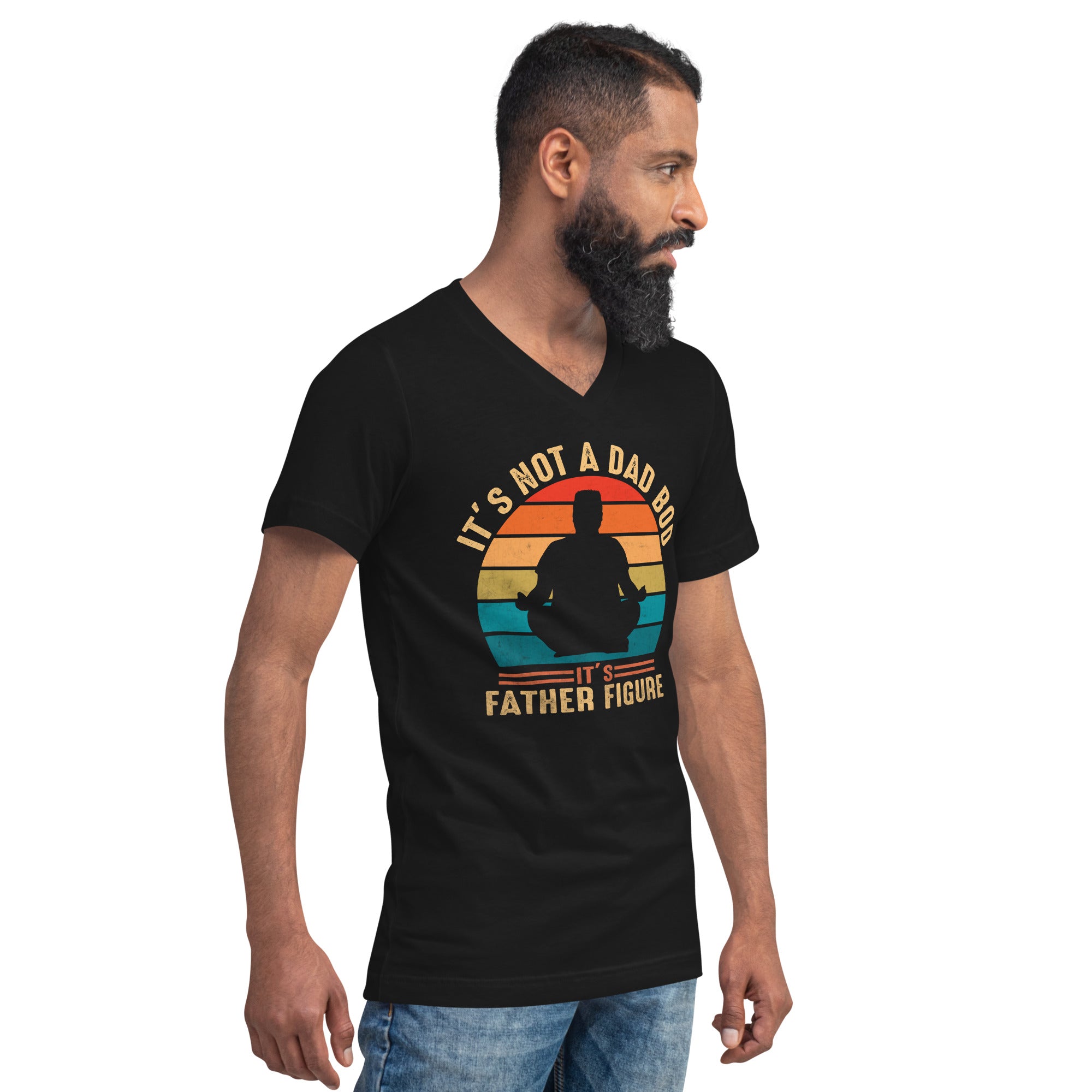 Dad T-Shirt Black - Dad Bod #1
