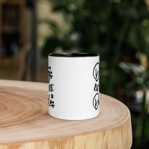 11oz White Mug - Dogs Before Dudes