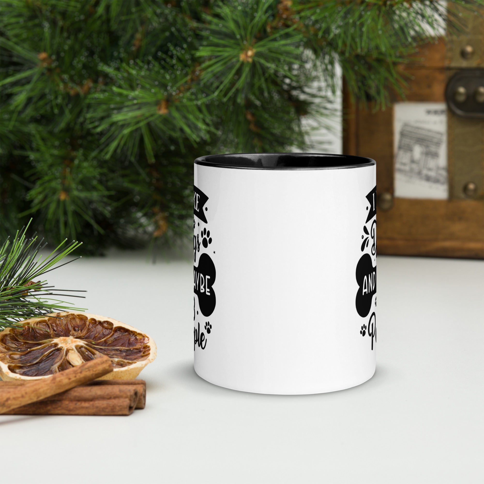 11oz White Mug - I Like Dogs And Maybe 3 People