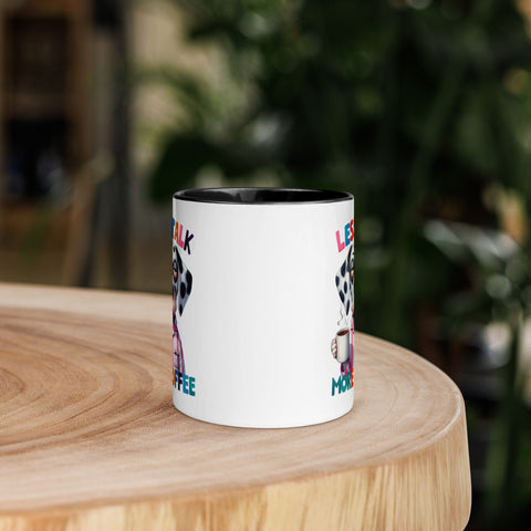 11oz Dalmatian Mug - Less Talk More Coffee