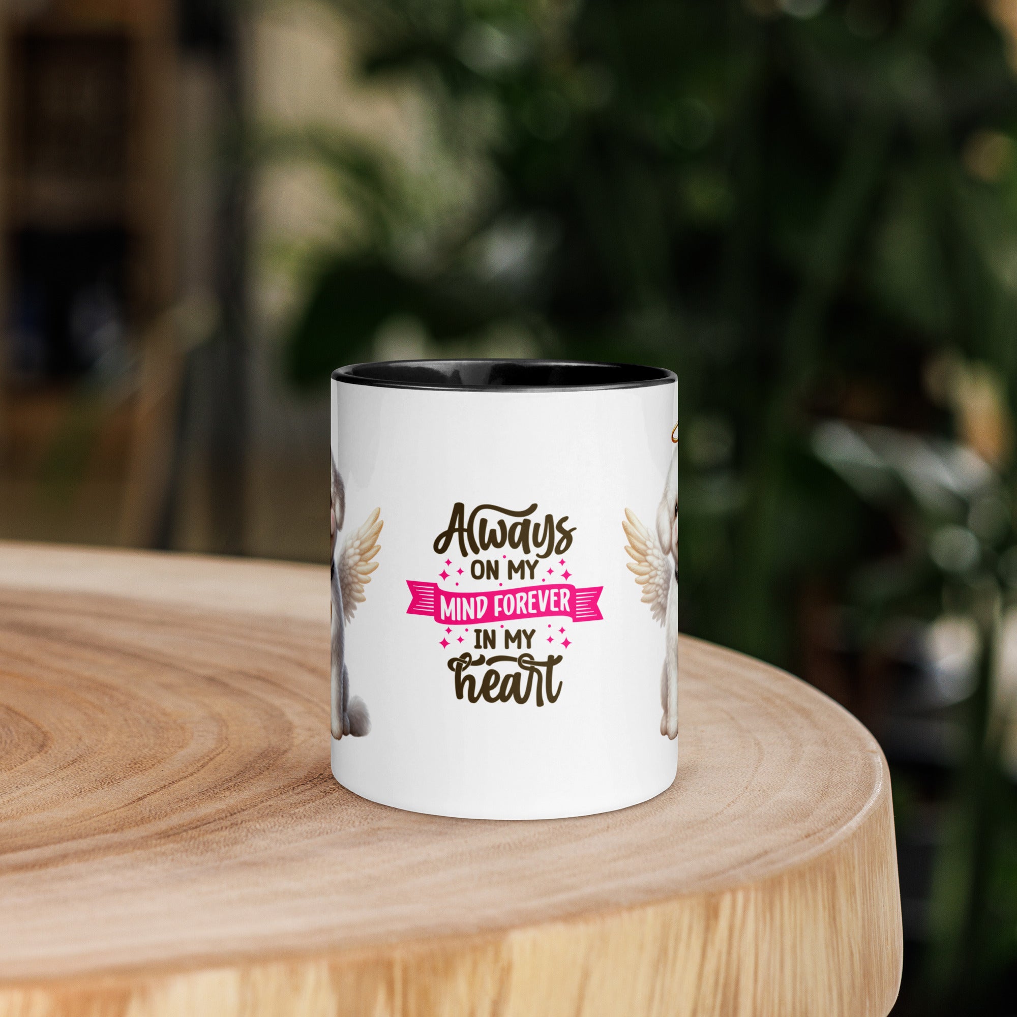 11oz Bichon Frisé Angel - Always On My Mind Forever In My Heart
