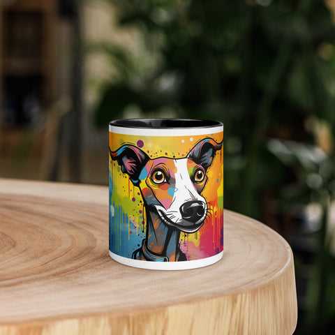 11oz Cute Whippet - Pop Art Funky