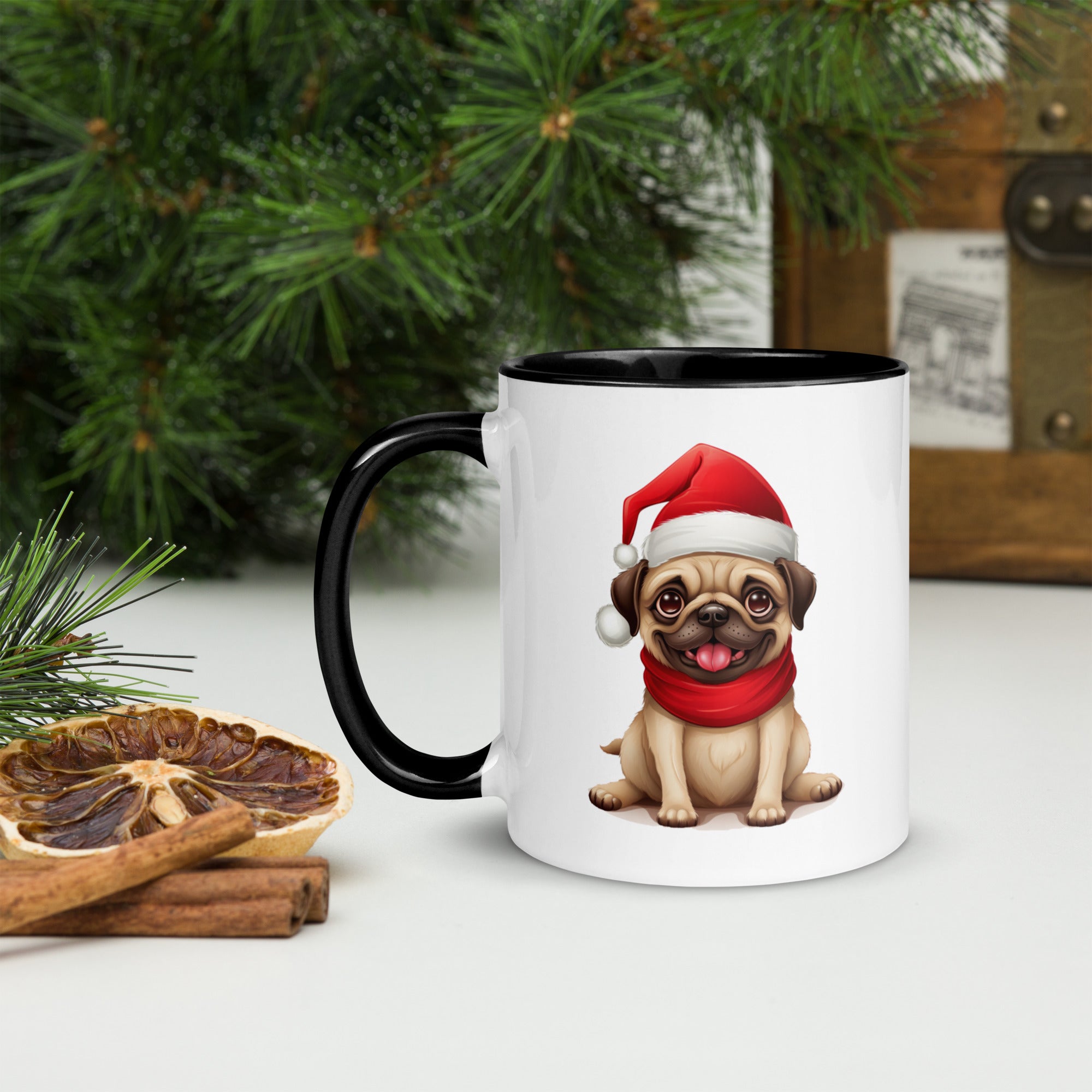 11oz Christmas Pug -Joy Love Paws