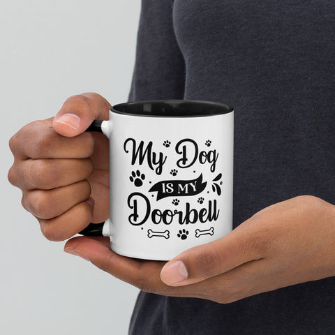 11oz White Mug - My Dog Is My Doorbell