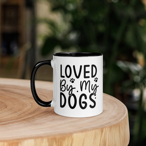 11oz White Mug - Loved By My Dogs