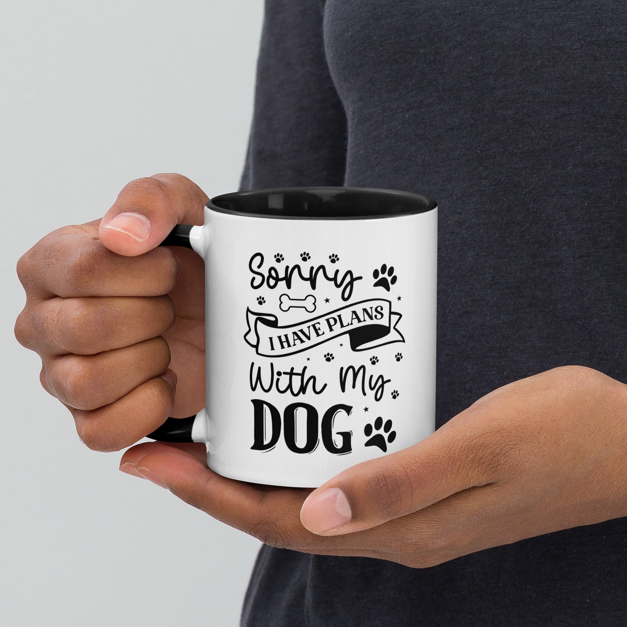 11oz White Mug - Sorry I Have Plans With My Dog