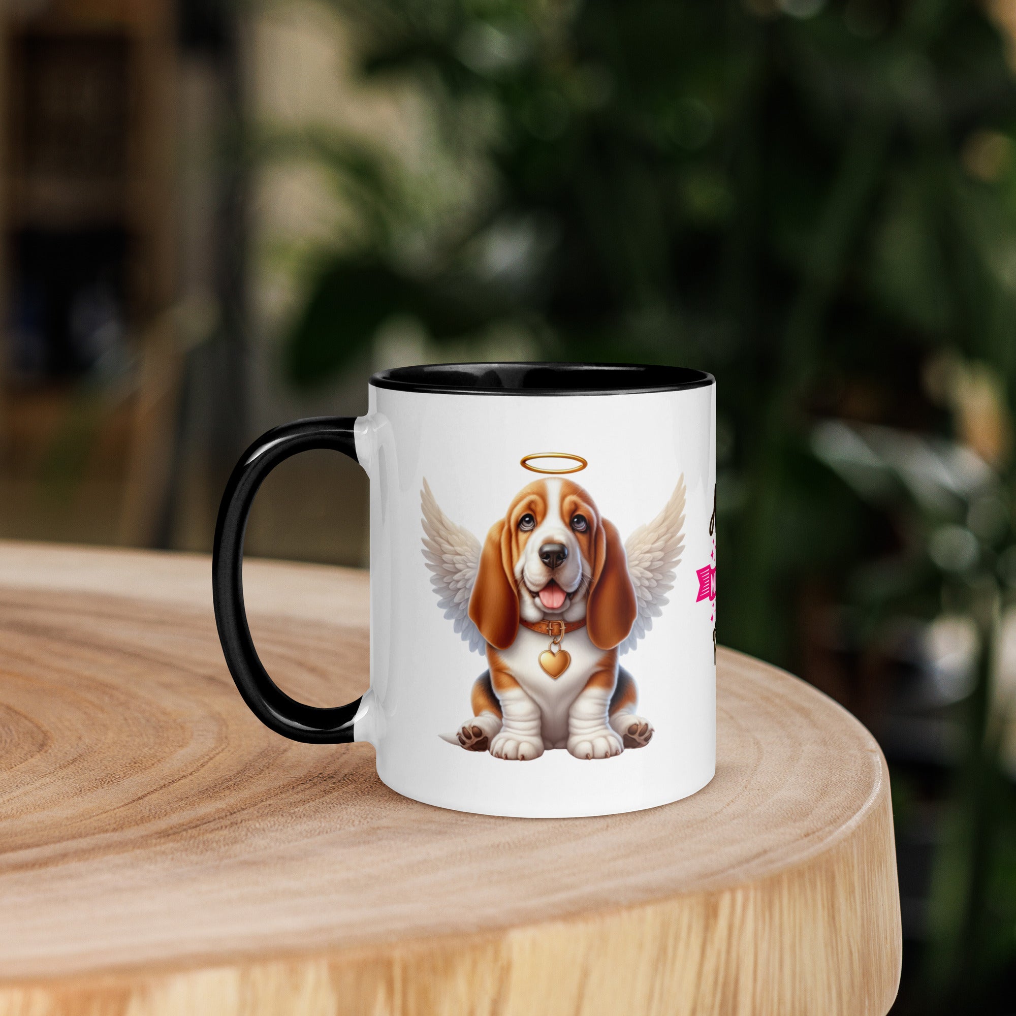 11oz Basset Hound Angel - Always On My Mind Forever In My Heart
