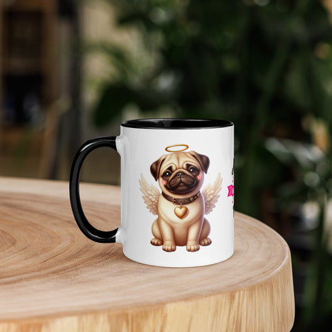11oz Pug Angel - Always On My Mind Forever In My Heart