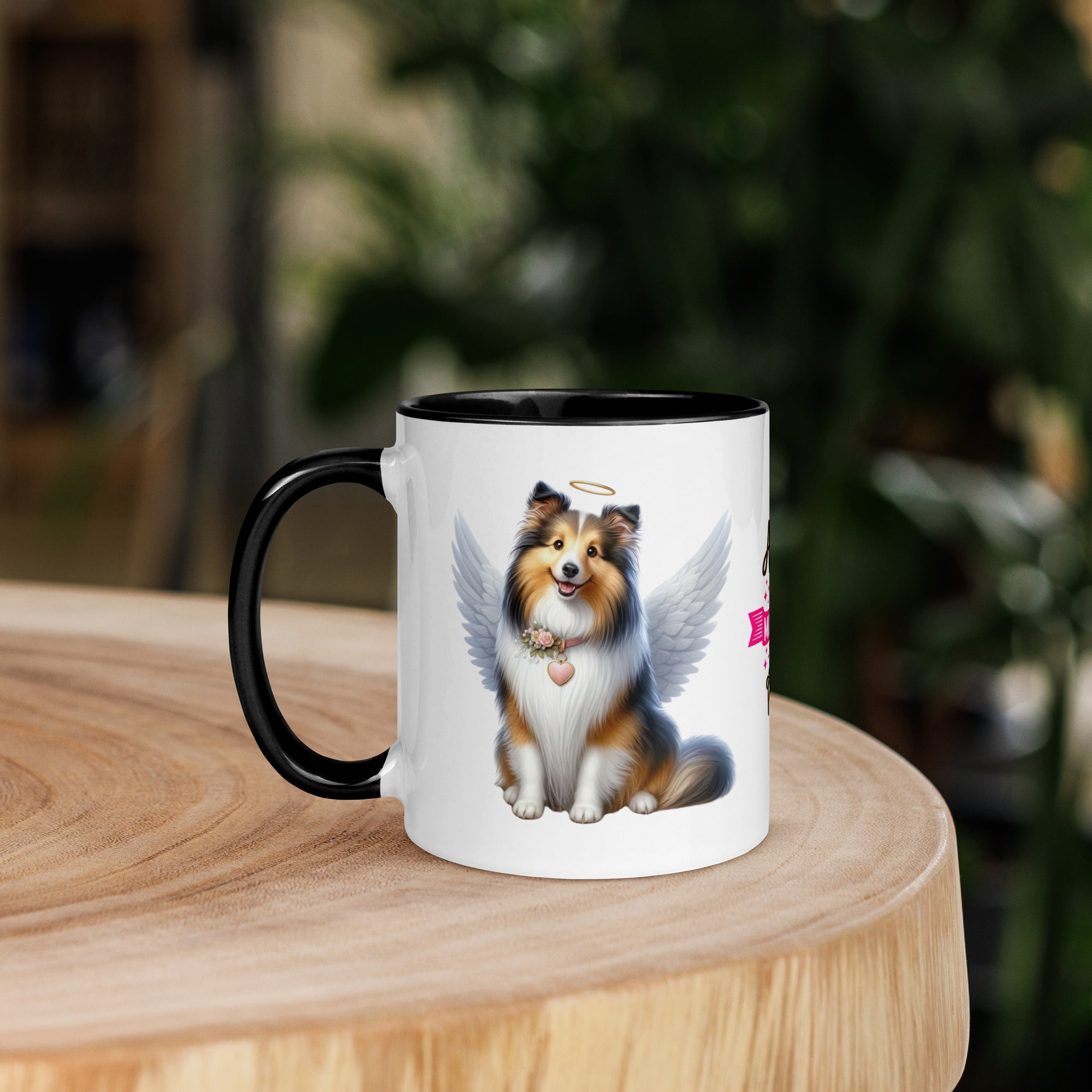 11oz Shetland Sheepdog Angel - Always On My Mind Forever In My Heart