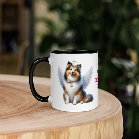 11oz Shetland Sheepdog Angel - Always On My Mind Forever In My Heart