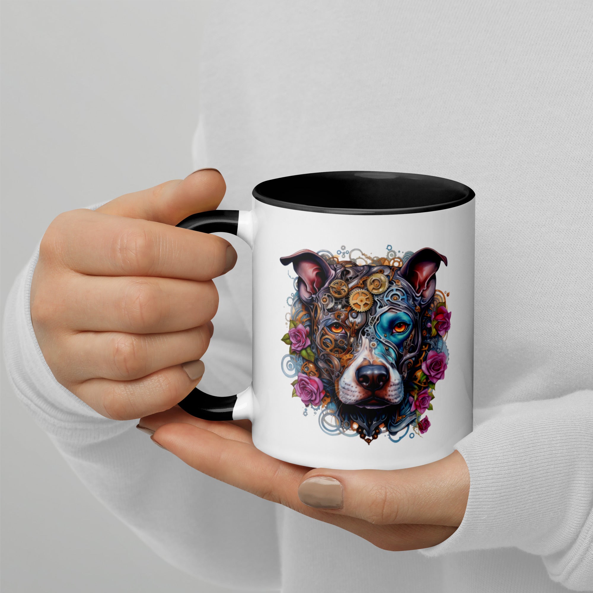 11oz Steampunk Pitbull 'JoJo'