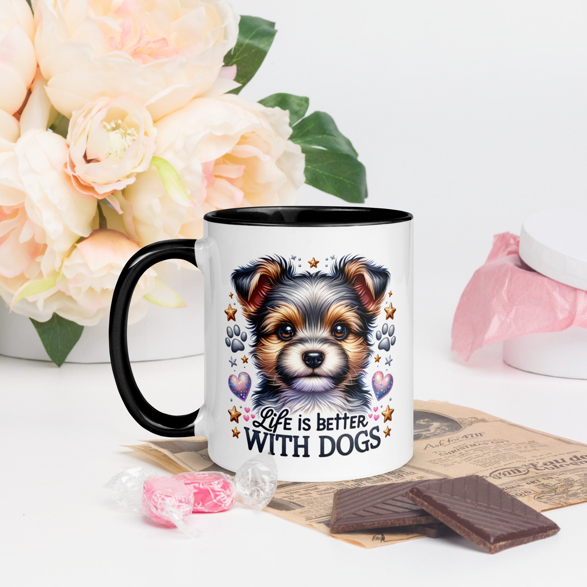 11oz Yorkshire Terrier - Life Is Better With Dogs