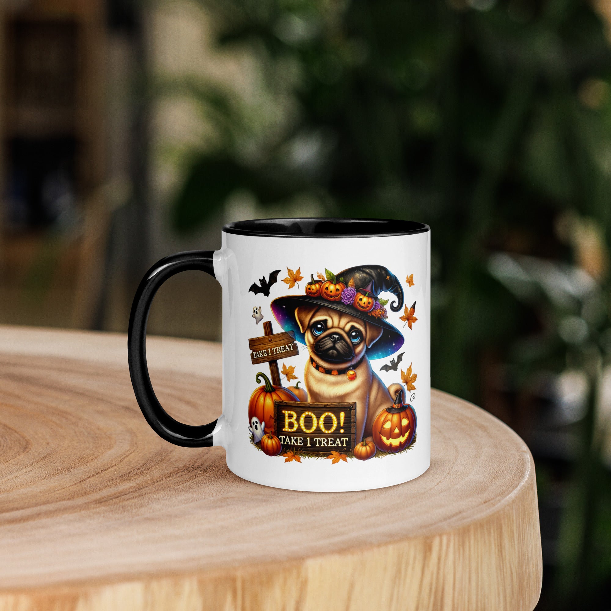 11oz Halloween Pug Mug #1