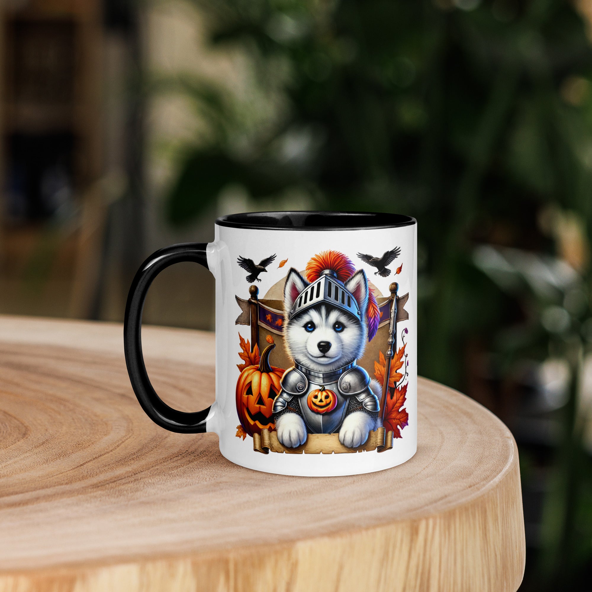 11oz Halloween Siberian Husky Mug #1