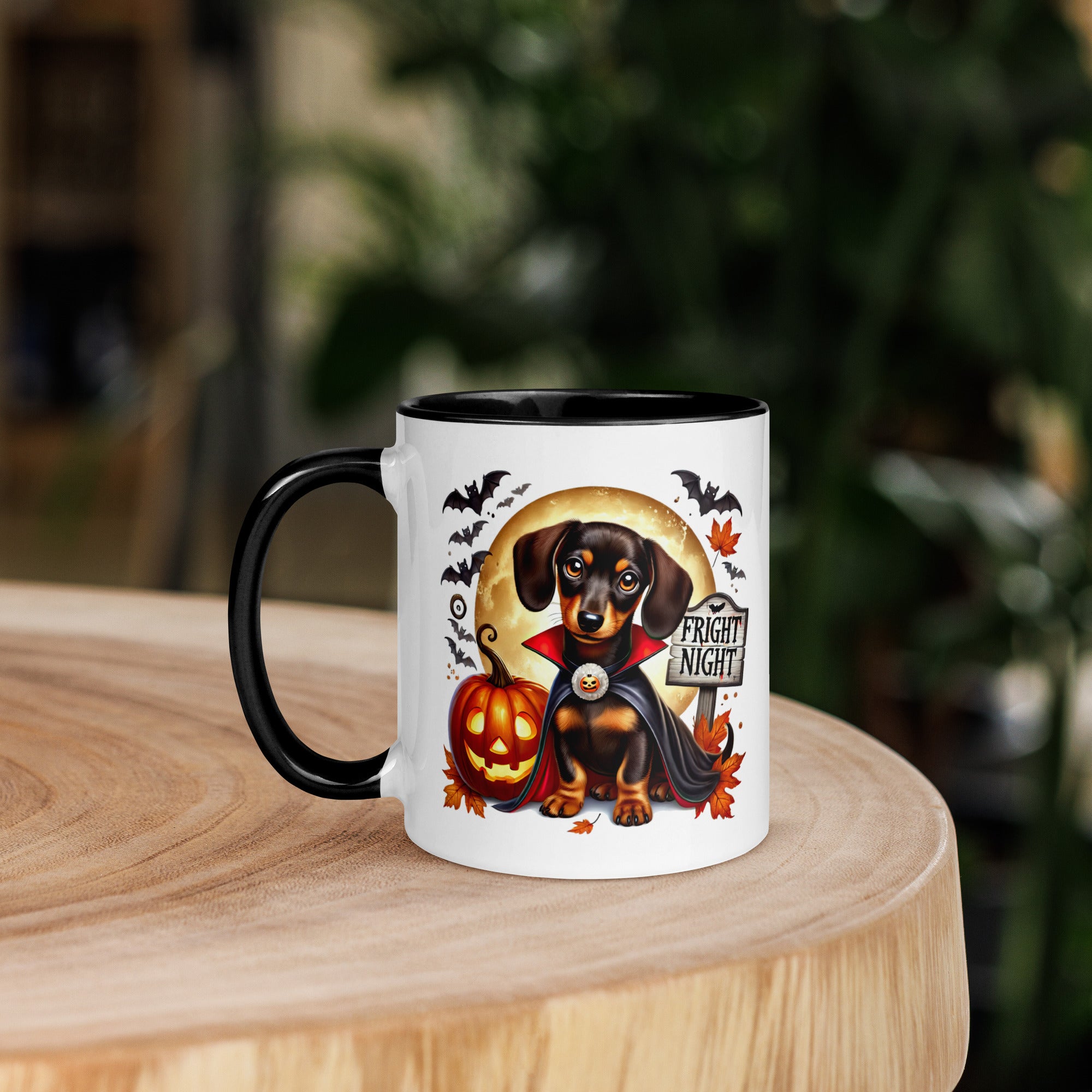 11oz Halloween Dachshund Mug #1