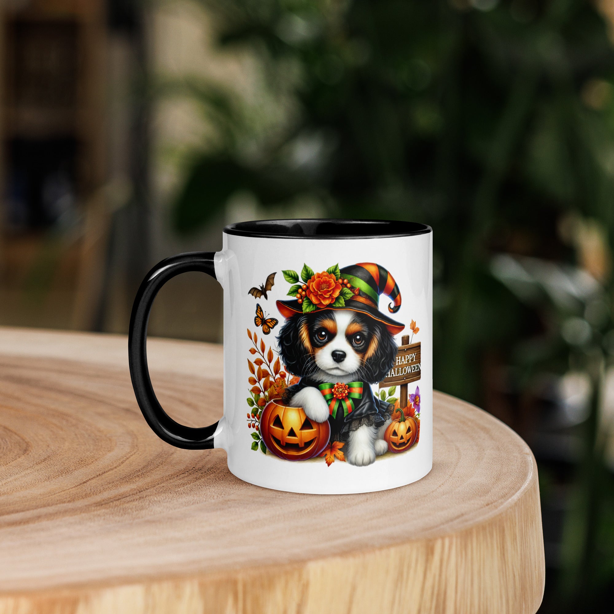 11oz Halloween Cavalier King Charles Spaniel Mug #2