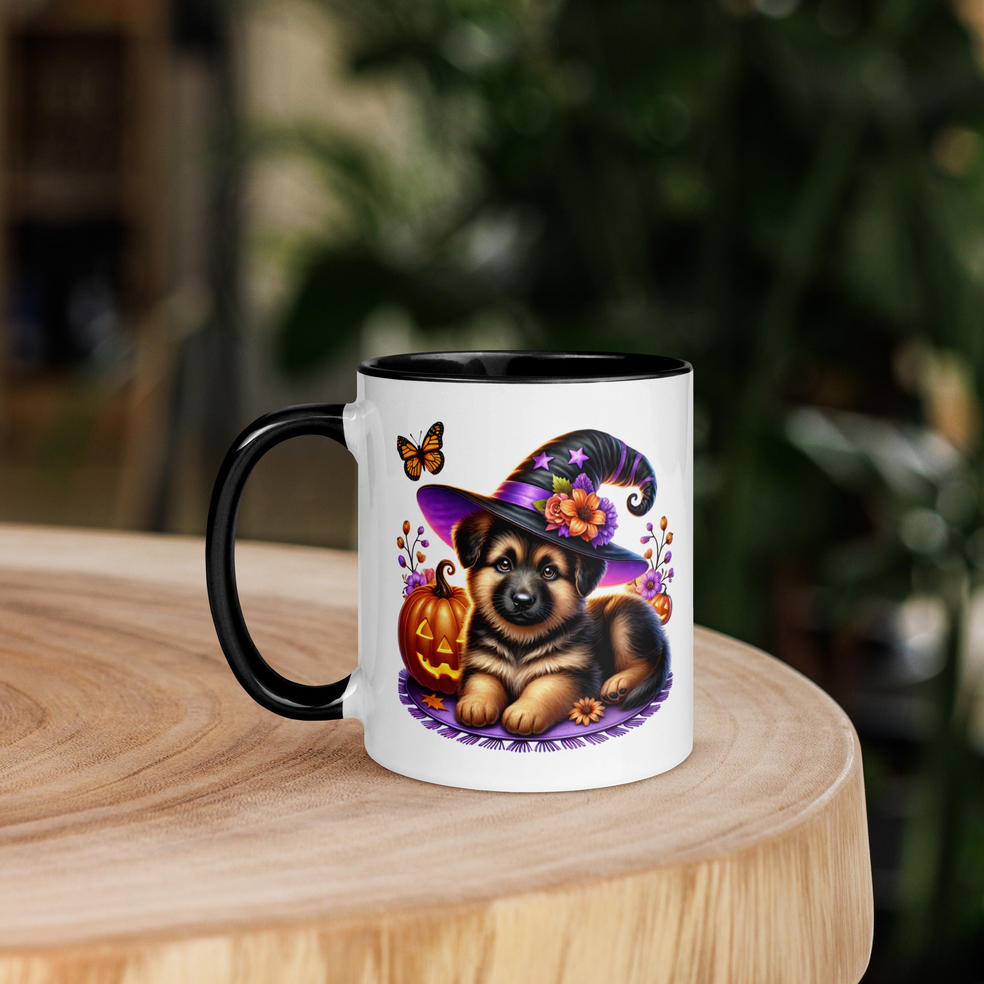 11oz Halloween German Shepherd Mug #1