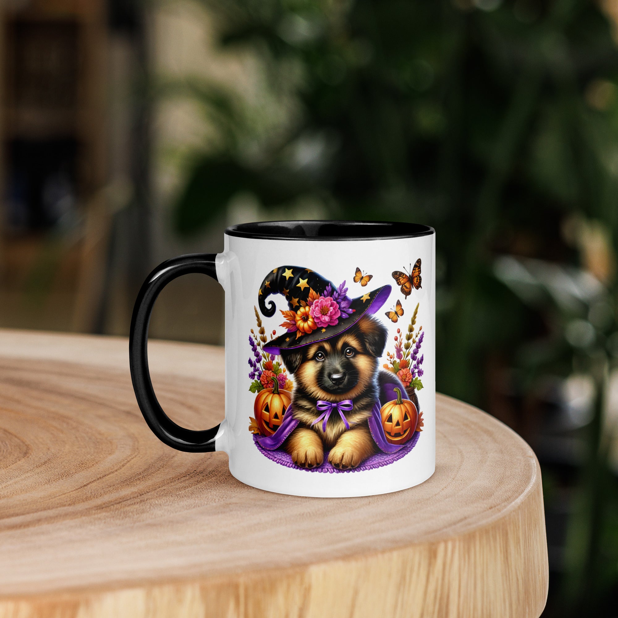 11oz Halloween German Shepherd Mug #2