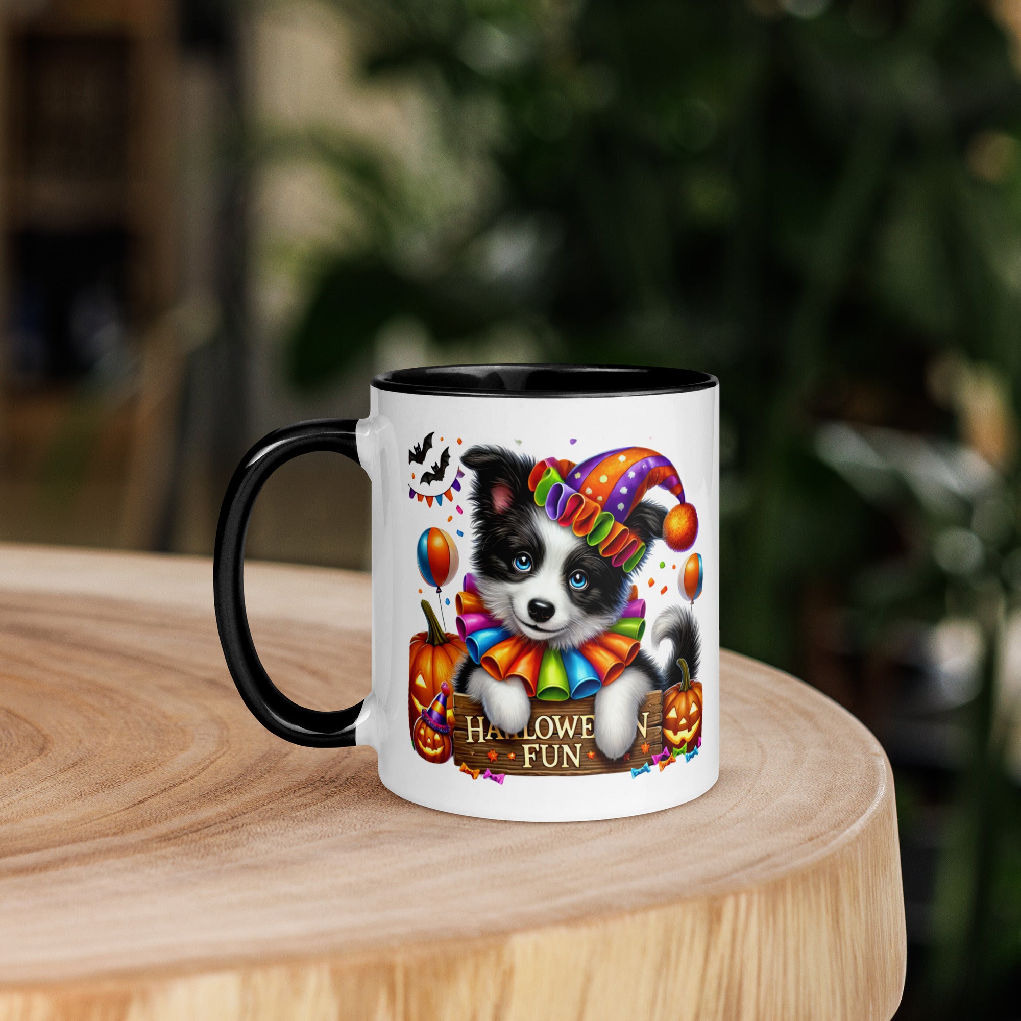 11oz Halloween Border Collie Mug #1
