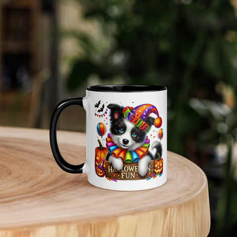 11oz Halloween Border Collie Mug #1