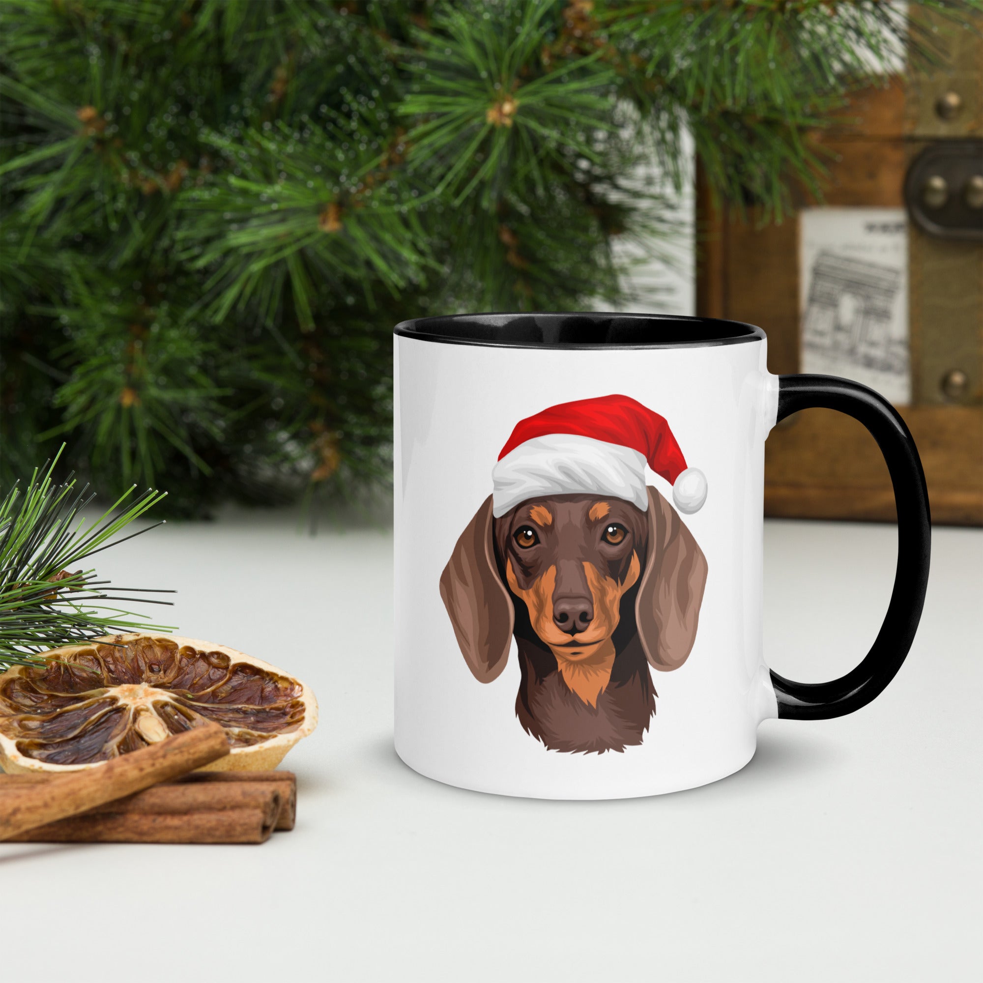 11oz Merry Christmas Dachshund Mug