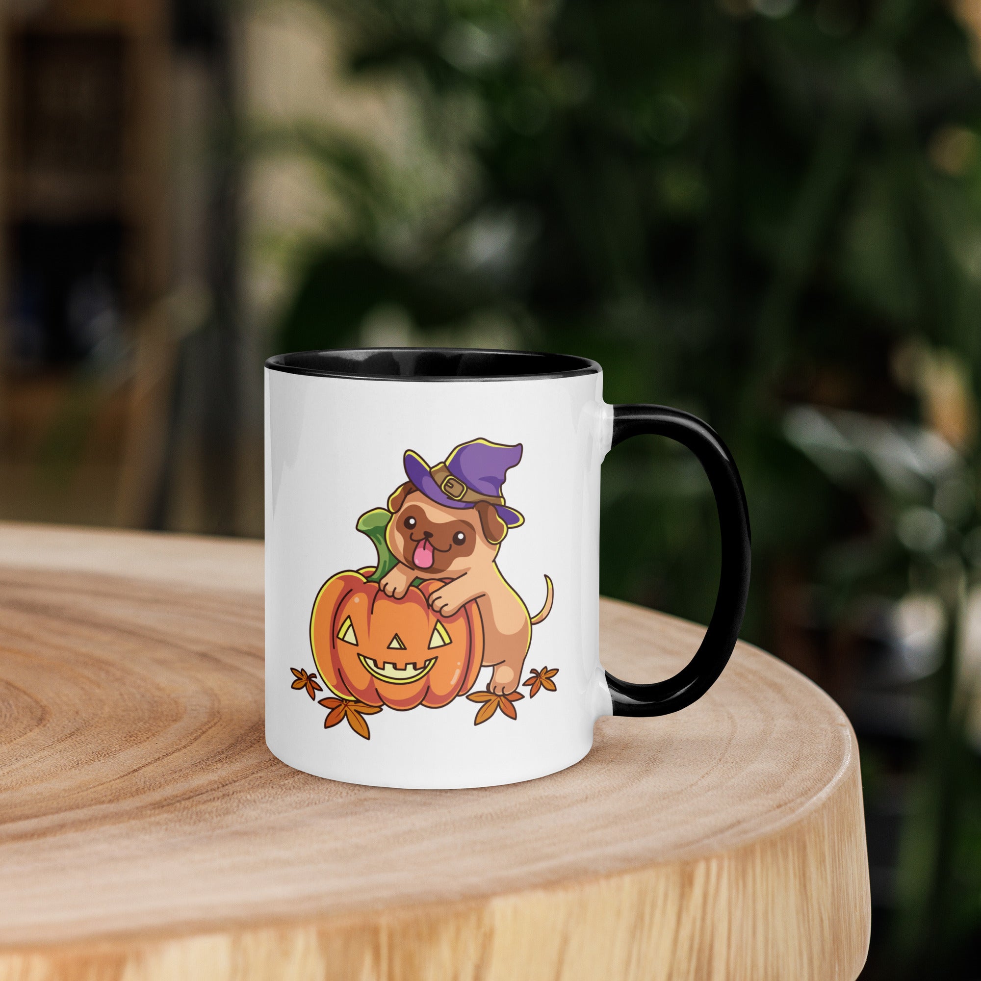 11oz Halloween Morning Pumpkin Pug Mug