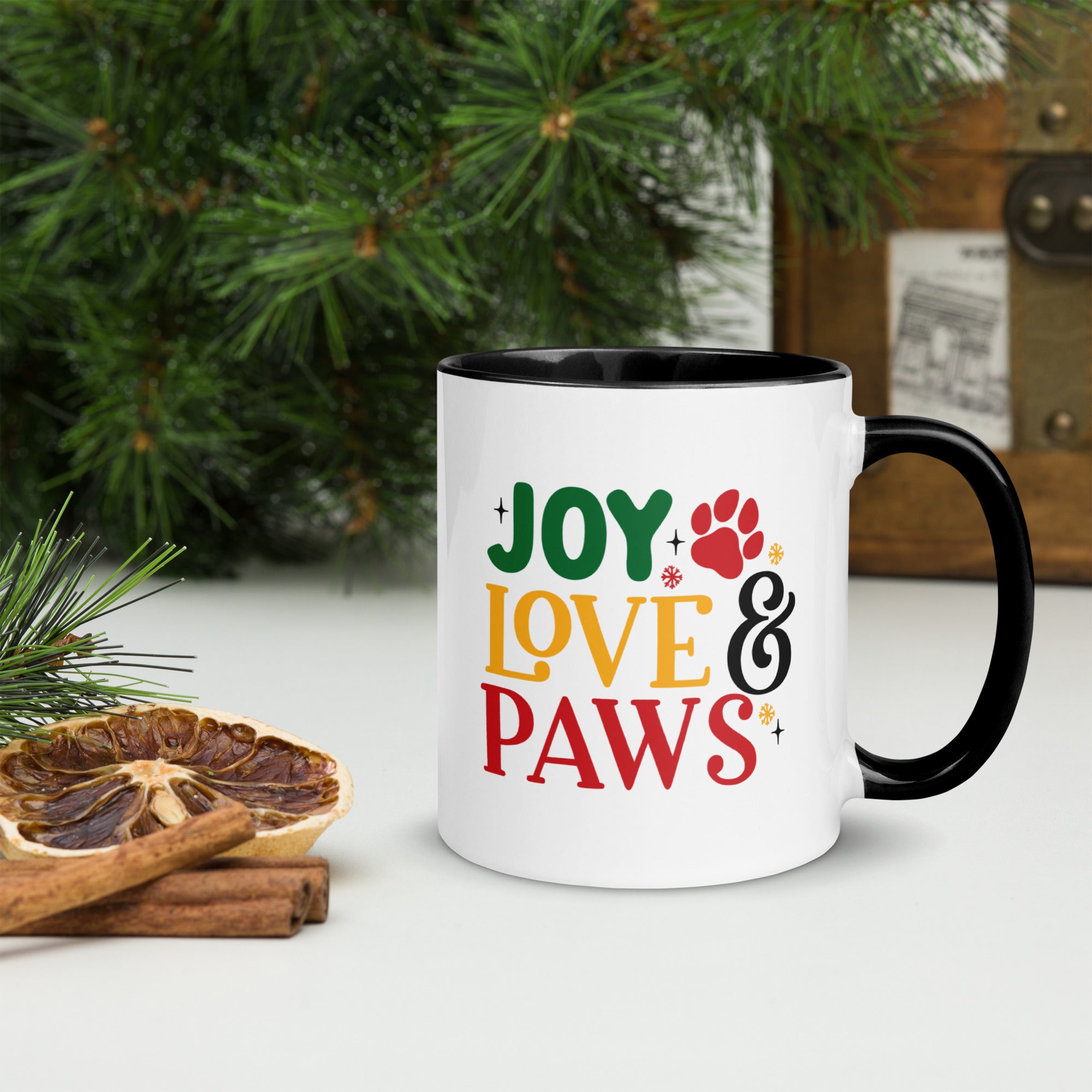 11oz Christmas Pug -Joy Love Paws