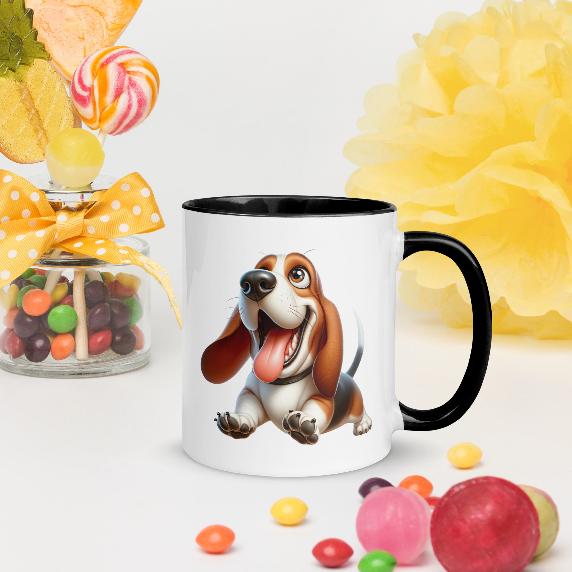 11oz Whimsical Basset Hound Mug