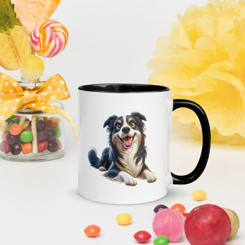 11oz Whimsical Border Collie Mug