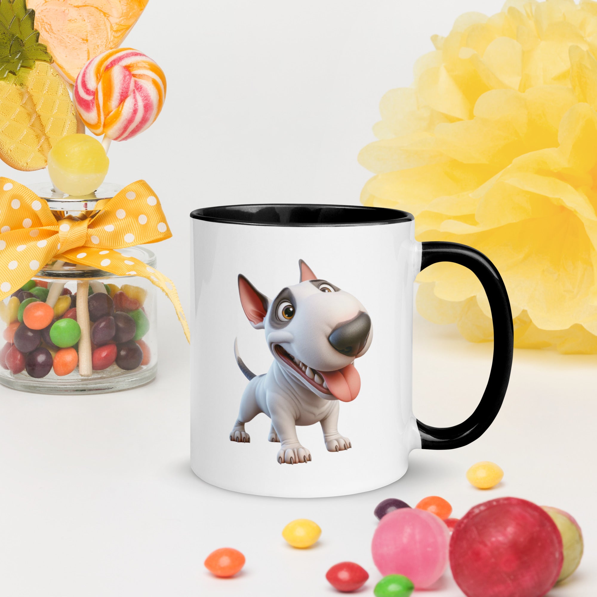 11oz Whimsical Bull Terrier Mug