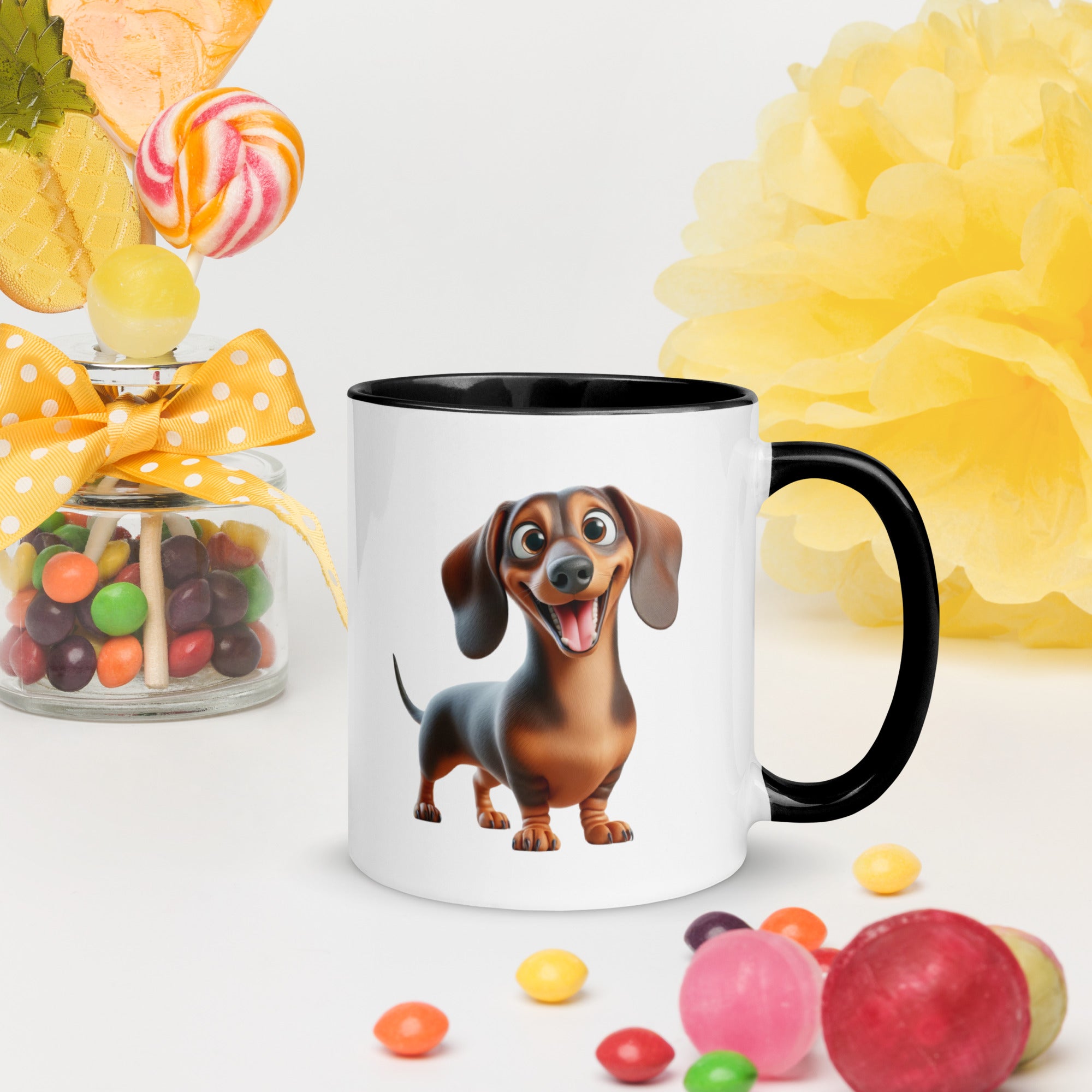 11oz Whimsical Dachshund Mug