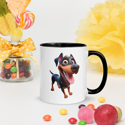 11oz Whimsical Doberman Mug