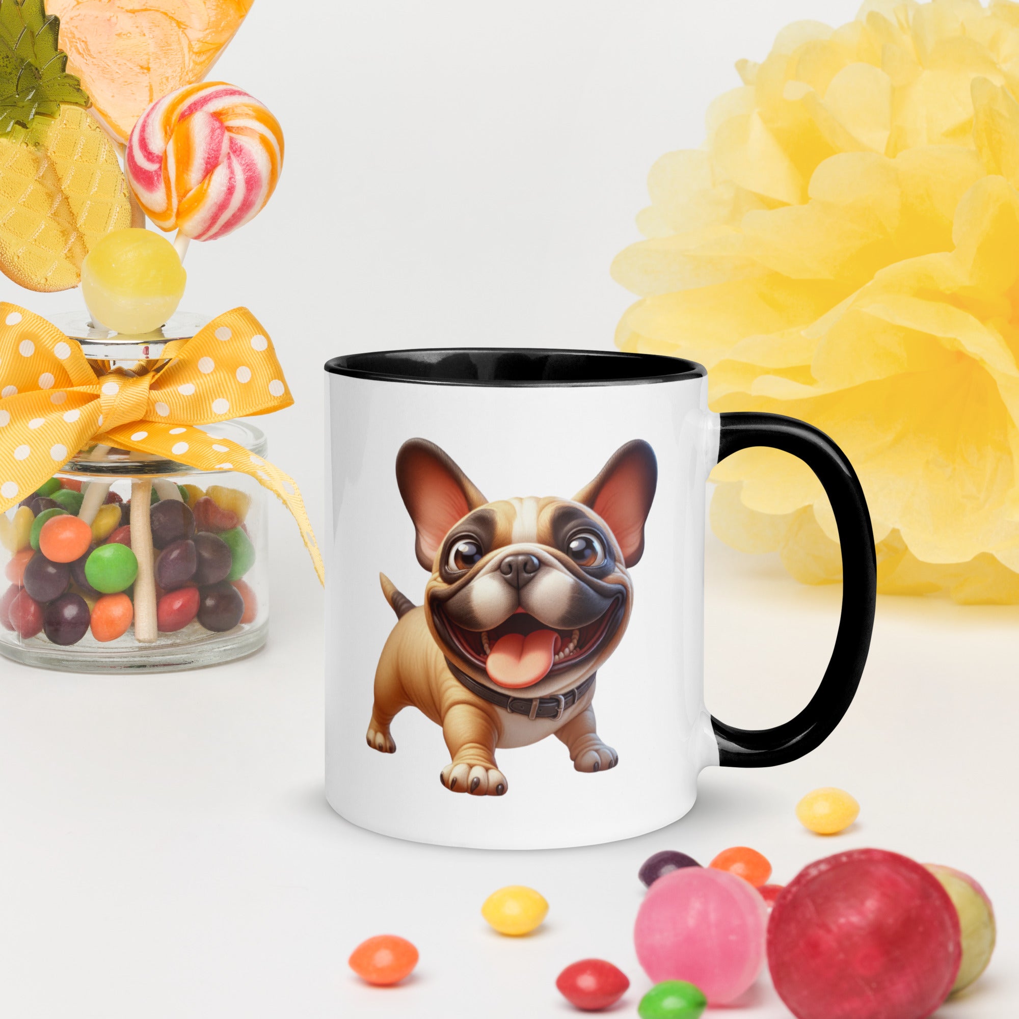 11oz Whimsical French Bulldog Mug