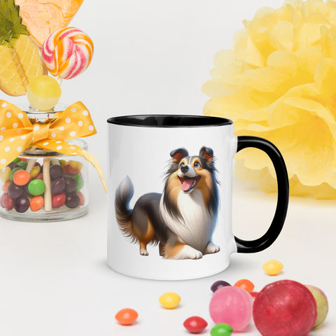 11oz Whimsical Shetland Sheepdog Mug