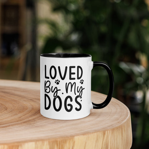 11oz White Mug - Loved By My Dogs