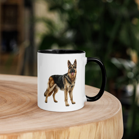 11oz German Shepherd In 2 Poses