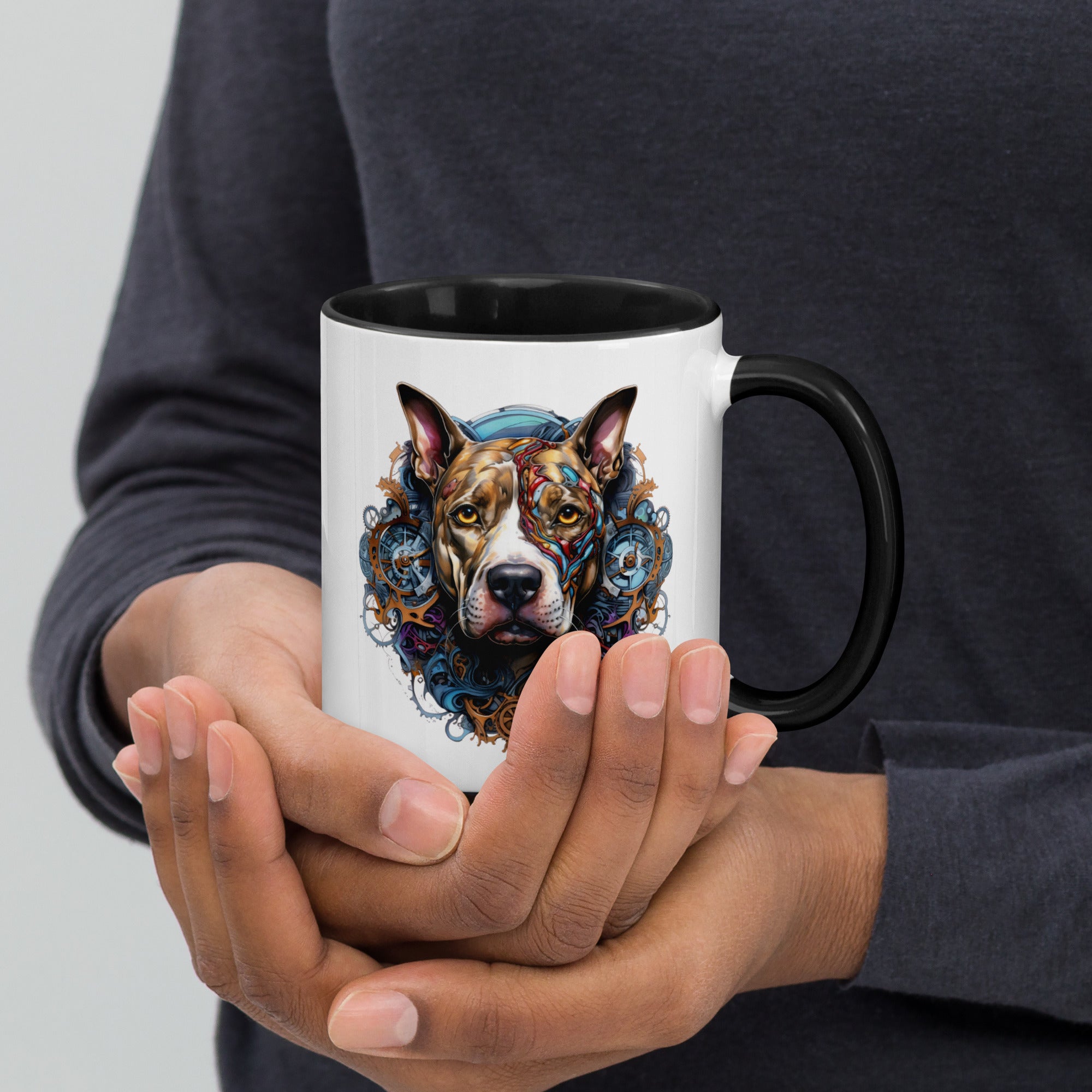 11oz Steampunk Pitbull 'Hardy'