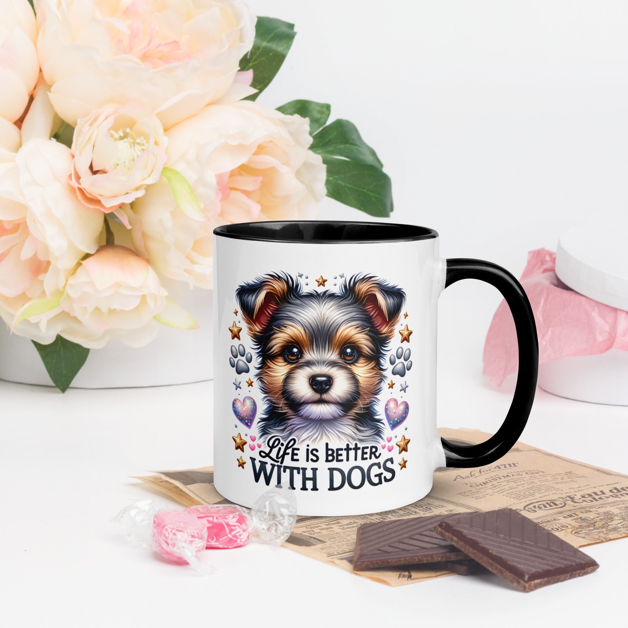 11oz Yorkshire Terrier - Life Is Better With Dogs