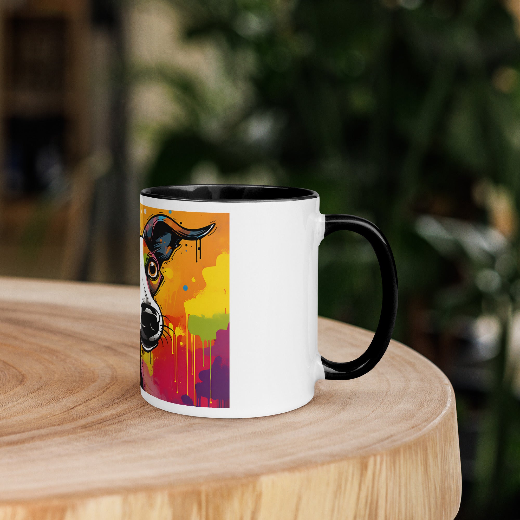 11oz Cute Whippet - Pop Art Funky