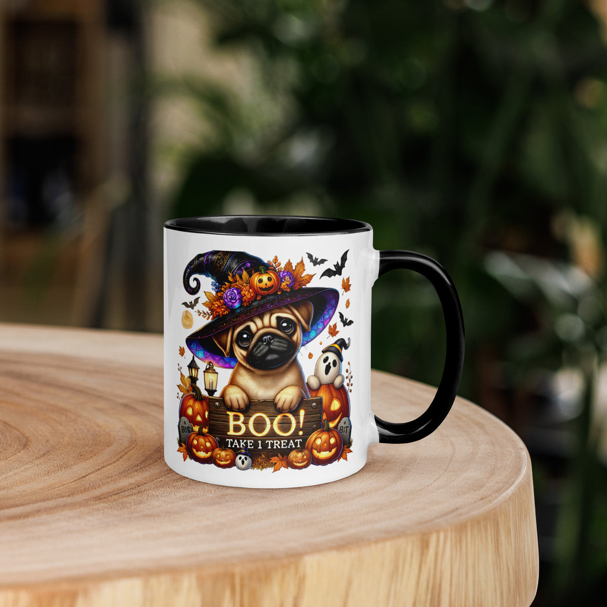 11oz Halloween Pug Mug #3