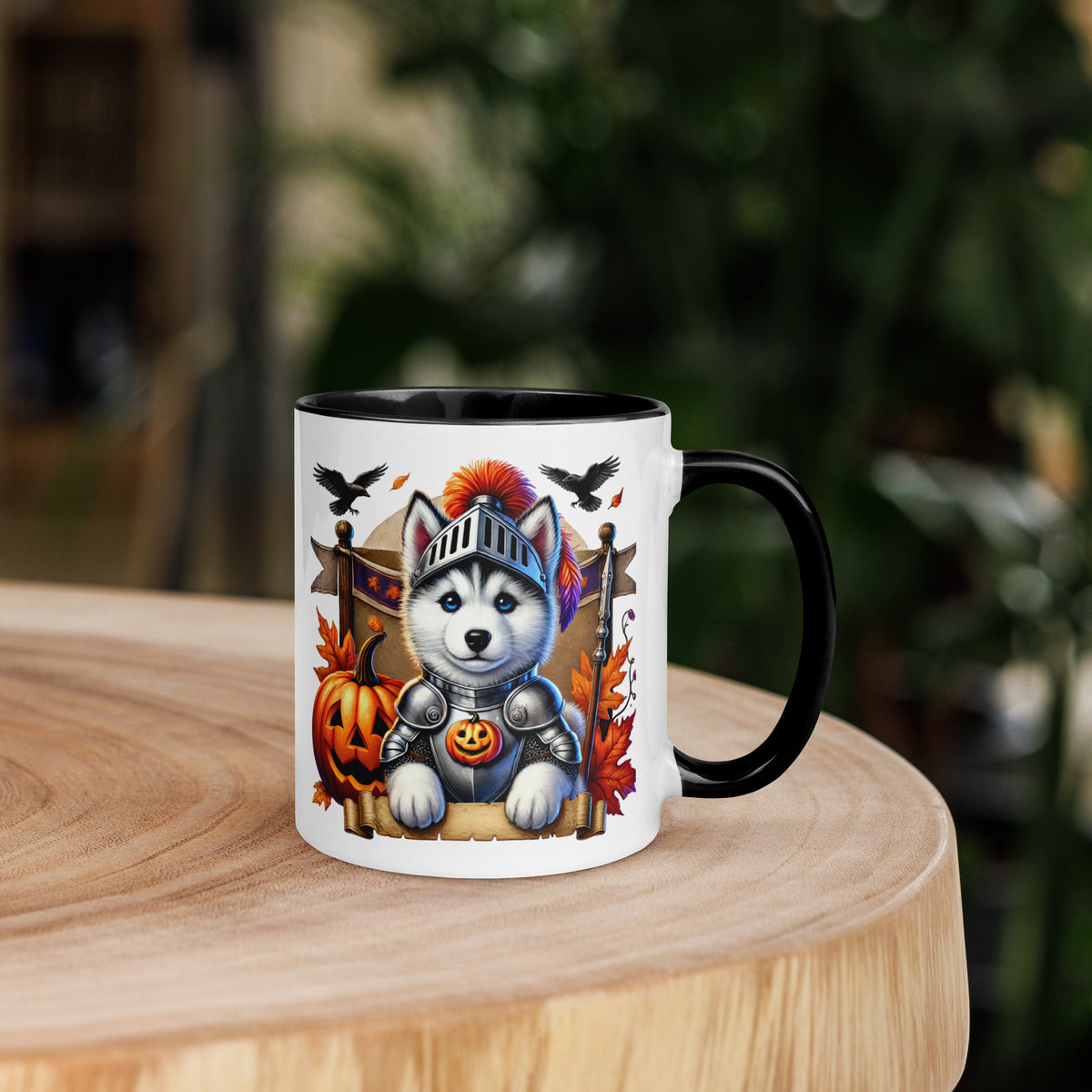 11oz Halloween Siberian Husky Mug #1